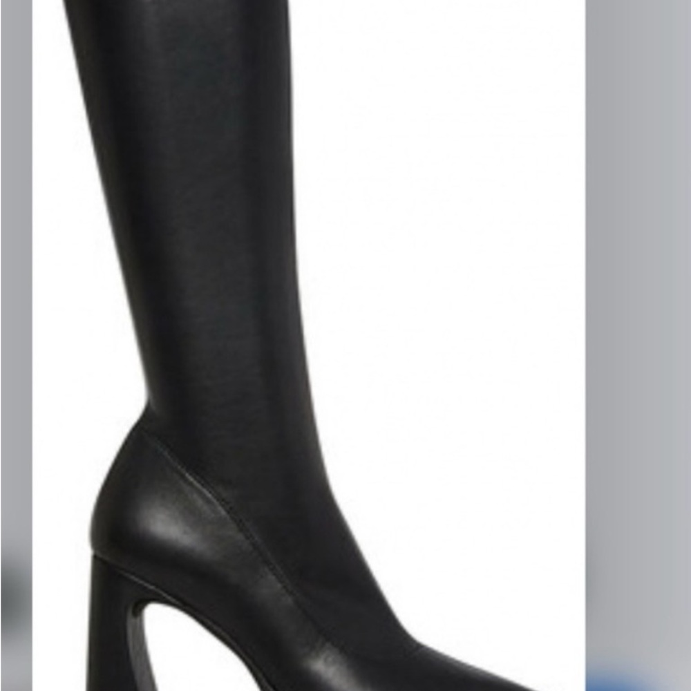 Steve Madden Sleek Black Heeled Boots